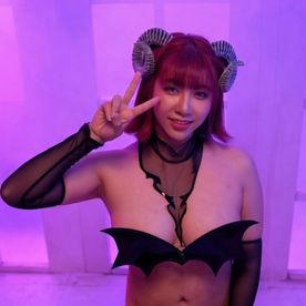 【2週間半額】【無修正】『精子ちょうだーい♡』生意気Hカップサキュバスが襲い掛かる！金玉空っぽになるまでお仕置しちゃおう♡